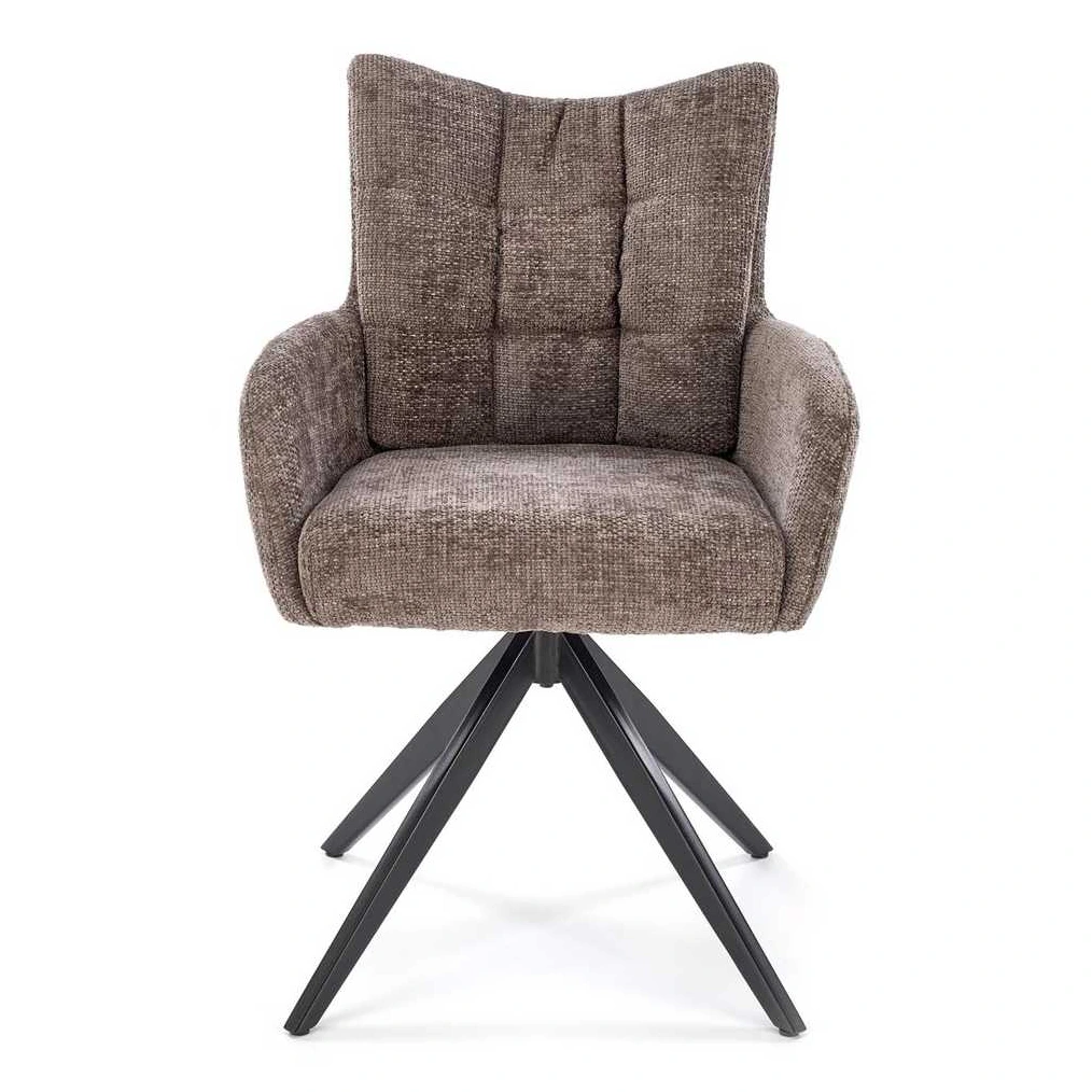 industrial style swivel dining chair