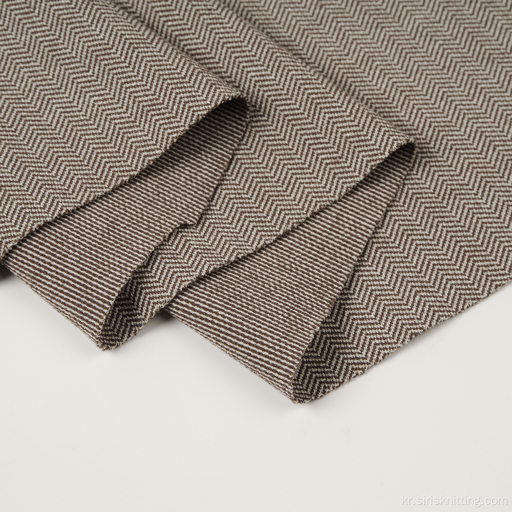 Siro Polyester Viscose Spandex Jacquard Ponti Roma 패브릭