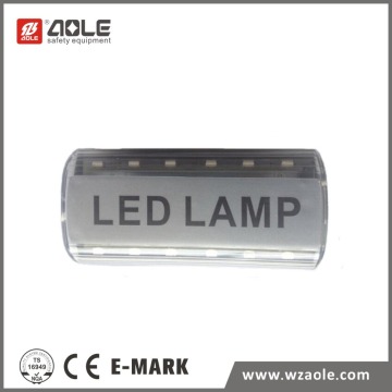 two sides led flashing lamp for traffic police rechargeable battery mini LED strobe warning light