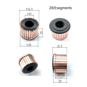 28bars Starter Motor Parts Armature Commutator 48*44.8*19