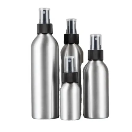 Empty Aluminum Spray Bottles - 1 oz, 100 ml, 120 ml
