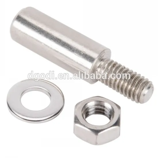ISO9001 certificated custom unique outer threaded steel hinge pin vendor