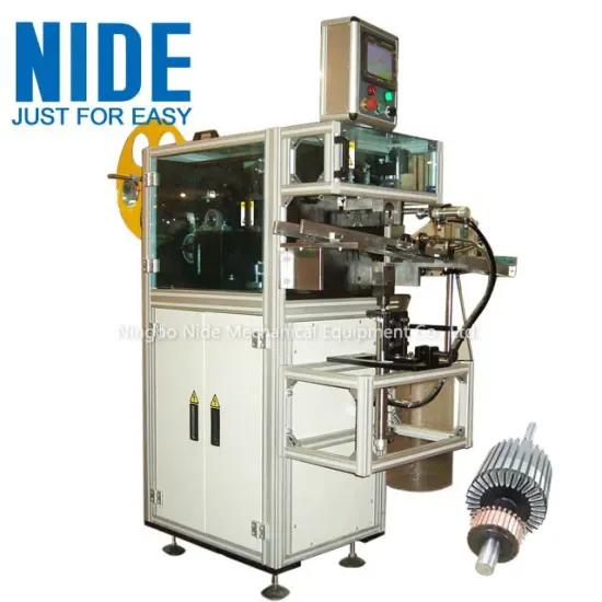 3 Shifts Production Armature Insulation Paper Inserting Machine