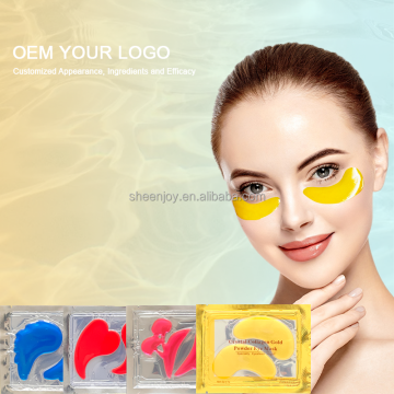 Pure Natural Extracts 24k Gold Powder Eye Masks for Skin Brightening and Softening