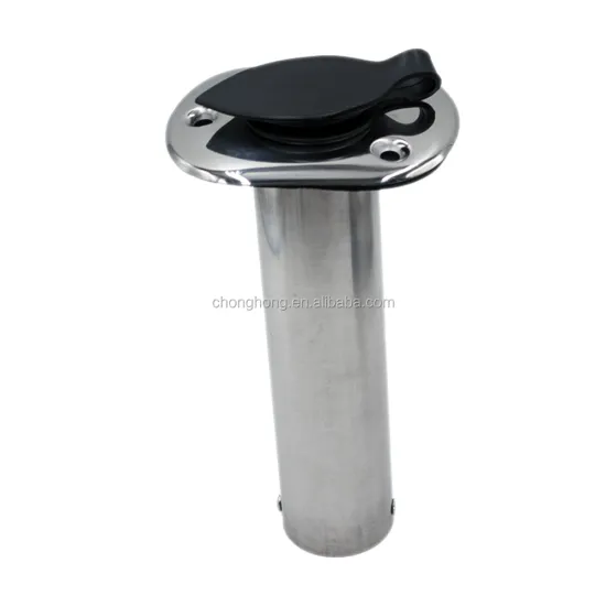 Marine Grade 316 Stainless Steel 90 Degree Sailboat Rod Holder on Sale: Flush Mount Design