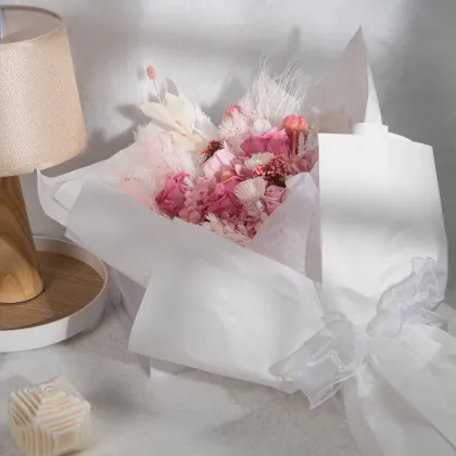 Festival Gift: Preserved Dried Flower Bouquet Handmade Flower Bouquet