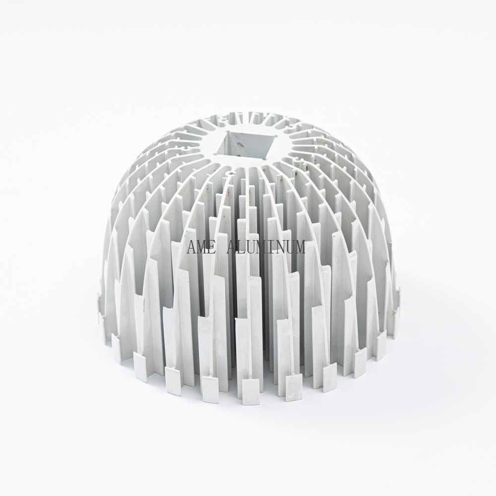 round silver heat sink