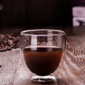 Verre borosilicaté transparent réutilisable à boire tasse à café verres isolés expresso cappuccino tasses à boissons chaudes