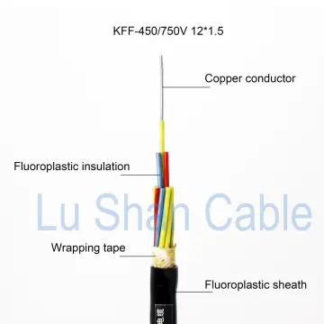 Fluoroplastic insulation Lushan 65 FEP Fire Resistant Heating Cable Wire