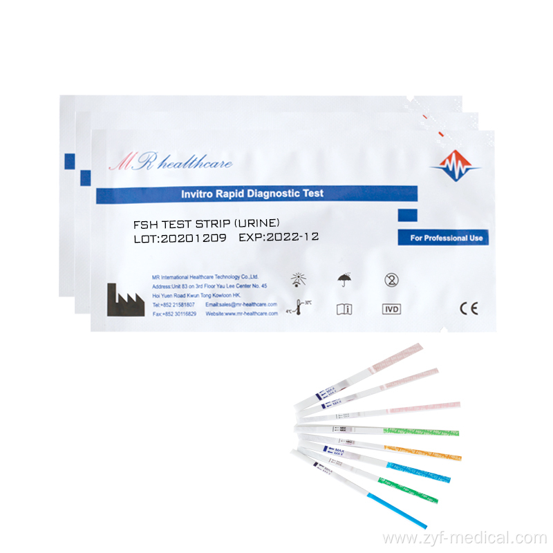 Wholesale Price FSH urine TEST kits FSH Rapid Test Strips