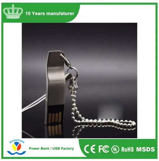 Custom logo Ultra thin mini metal usb 2.0 memory flash drive