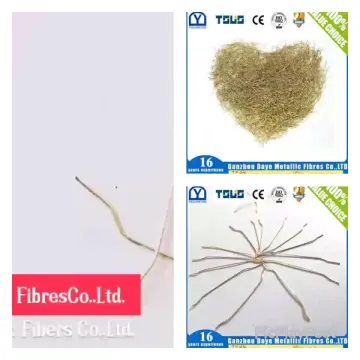 Copper Coated Hooked Ends Middle Straight Steel Fibre