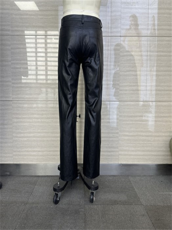 Black Pu Pants