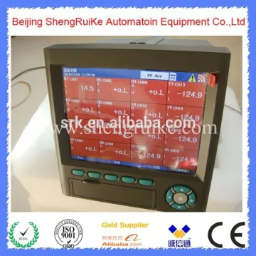 12 channels temperature paperless chart recorder