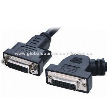 2014 OEM Accepted DVI Cables with 24K Gold-plated Connector, Available in Various Colors