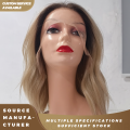 Блондинка Ombre Волнистый кружевной передний женский парик