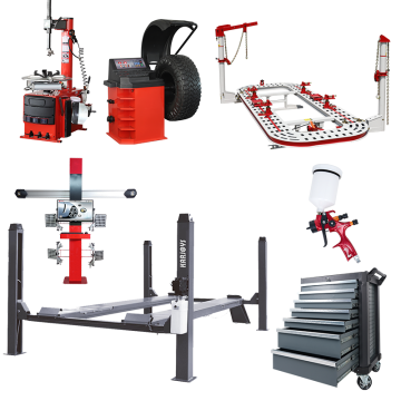 Karjoys Vehicle Equipment: Hydraulic Lift, Wheel Alignment, and Tire Changer Combo