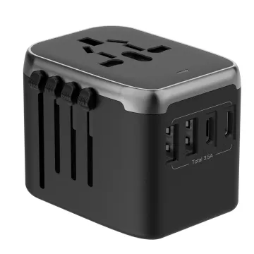 Type C & Universal Travel Adapter Charger for International Plugs and Sockets