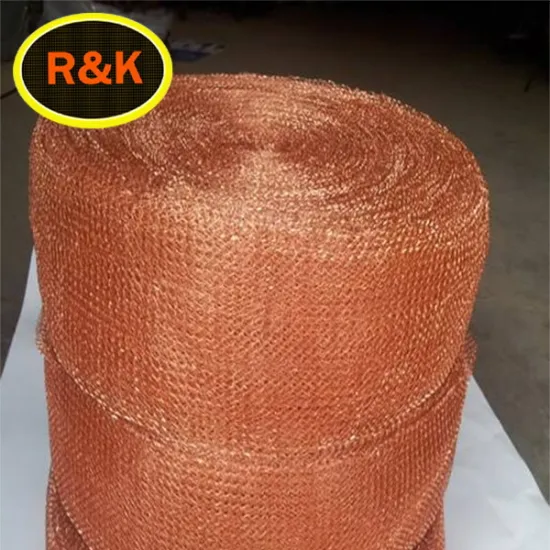 rodent proofing knitted copper wire mesh roll