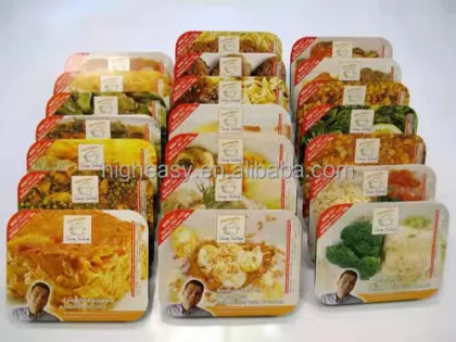 Automatic Ready to Eat Meal Machine for Vegetable and Fish Meal Food Tray Lunch Box