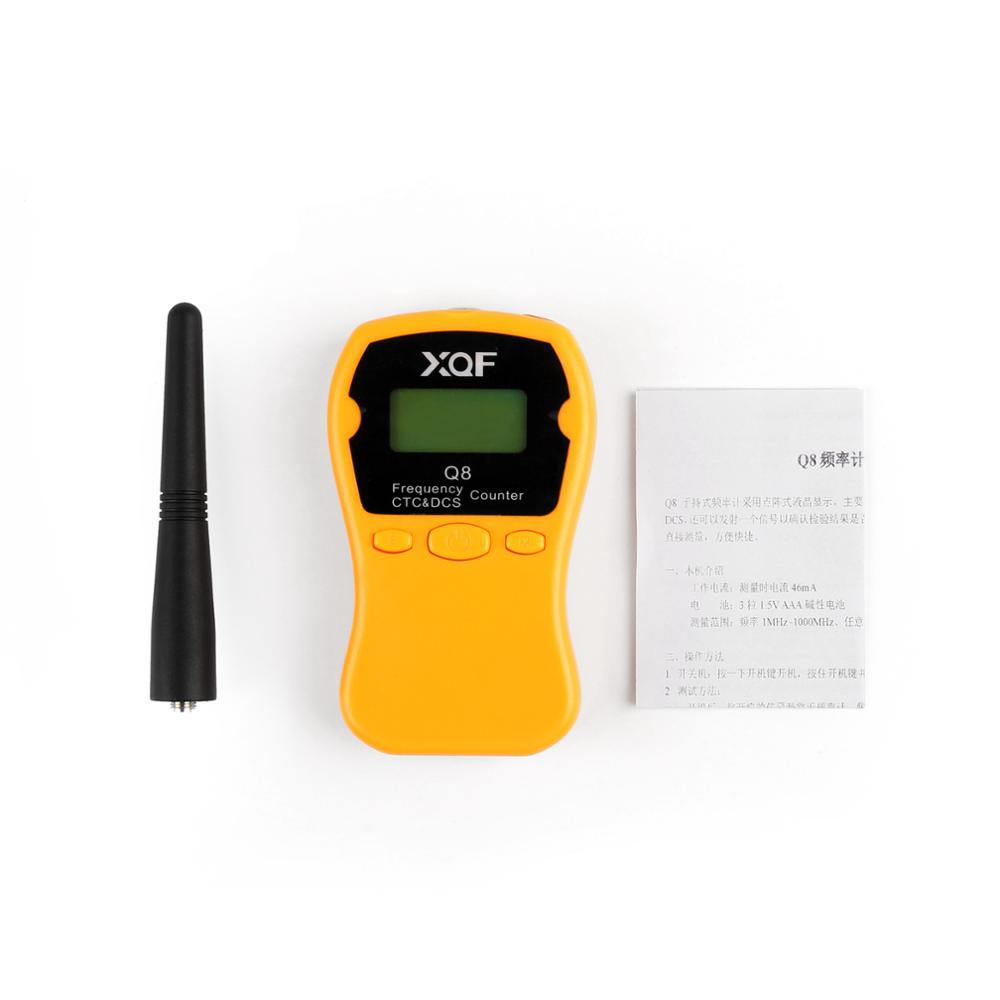 Areyourshop Q8 LCD Display Portable 1MHz-1000MHz Frequency Counter CTCSS DCS Frequency Meter