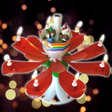 Bunga Muzik Bunga Hari Lahir Lilin