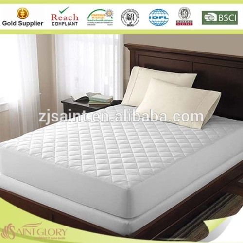 Saint Glory famous producer of pure cotton moisture absorption waterproof quilted mattress cover protector