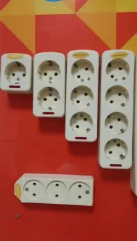 European Style 1 Way Extension Power Strip (E5001E)