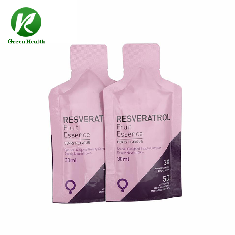 OEM/ODM Vegan Natural Strawberry Flavor Resveratrol fruity Drink essence Oral Liquid Drink