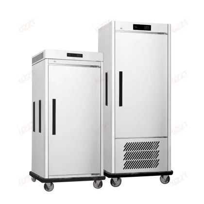 Commercial Mobile Refrigerator Food Trolley