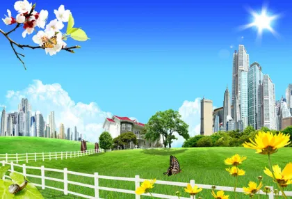 High Resolution Eco - Friendly Fields And Gardens Wall Decor Paintings For Home