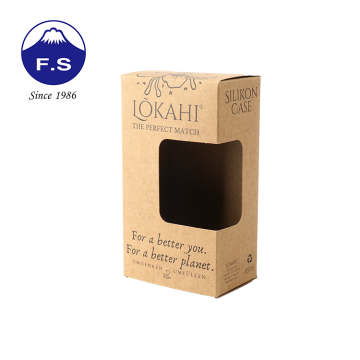 Scatole di finestre personalizzate Black Printing Eco Friendly Packaging