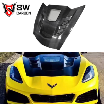 High Quality Carbon Fiber IMP Style Front Hood for Chevrolet Corvette C7 Z06 2013-2019