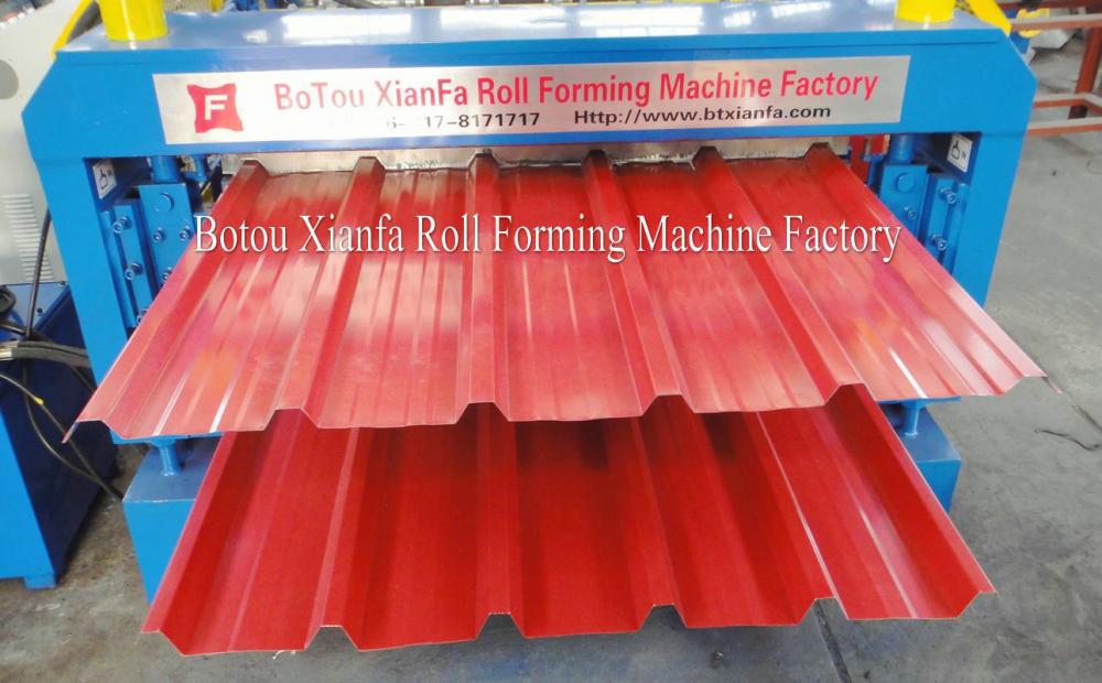 Color Steel Roof Panel Double Deck Machine