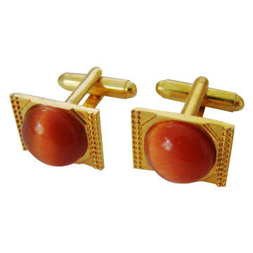 High-quality Stainless Steel Cufflinks for Promotional Purposes, Customized Logos are Available