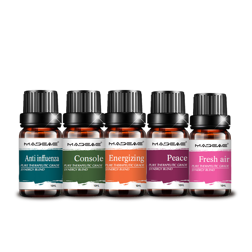 Natural Pure Synergy Fresh Blends Essential Oils Set