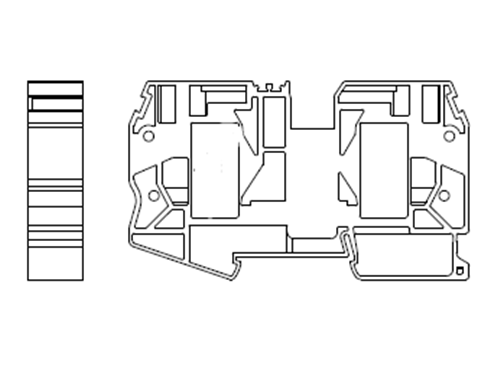 din rail resistor terminal block