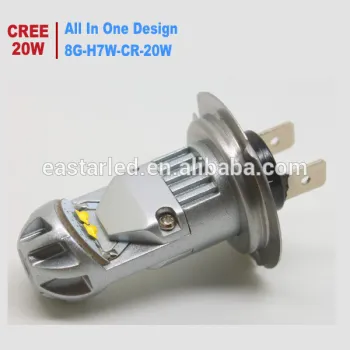 H7 hot sale easy installation C R E E led chip auto light bulb