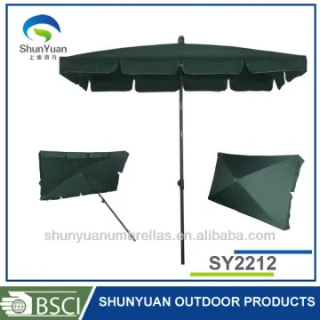 square polyester patio reciprocations wedding parasol umbrellas