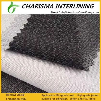 Interlining(Woven fusibel interlining,Woven lining)254B
