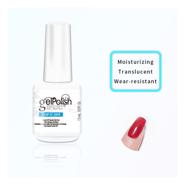 China Factory Price 15ml Diamond High Gloss Nail Gel Polish Top Coat