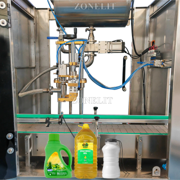 Servo-Controlled Ketchup and Oil Filling Machine: Automatic Bottle Filler