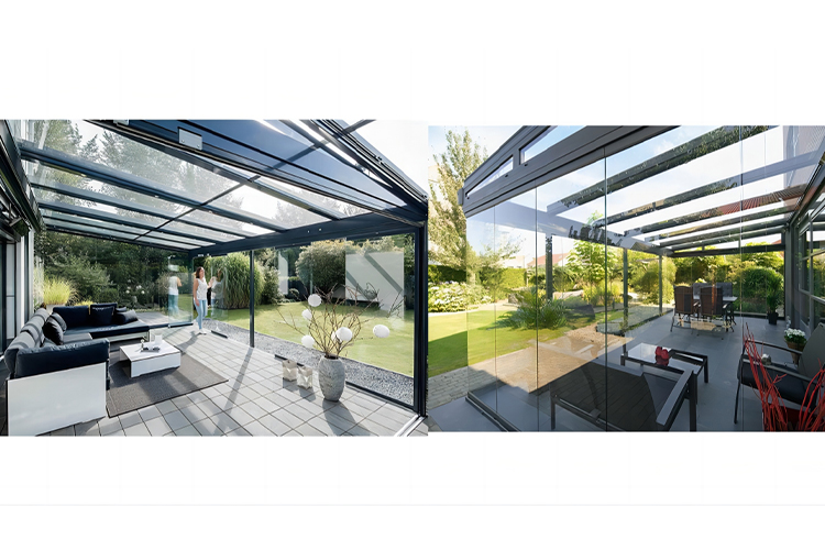 glass solarium