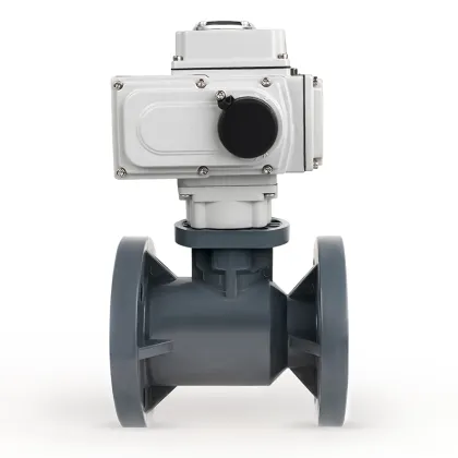 UPVC Ball Valve with Electric Actuator
