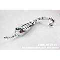 Chrome exhaust muffler standard for Monkey 125