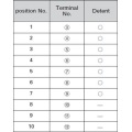 Seven Gear Mode Changeover Switch