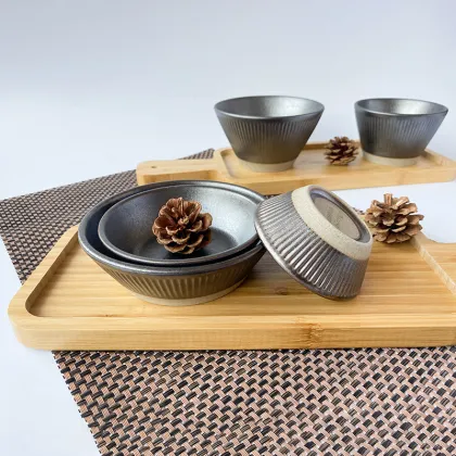 Rustic Tableware Home goods dinnerware sets Japanese Style Tableware Custom logo tableware