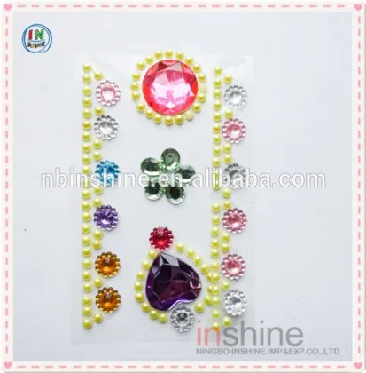 Shining crystal diamond sticker , scrapbook craft sticker