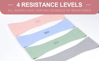 China Manufacturers Fitness Rubber Resistance Exercise Bands