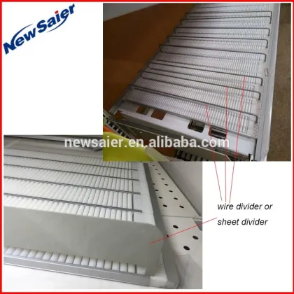 always front shelf roller runner for supermarket shelves